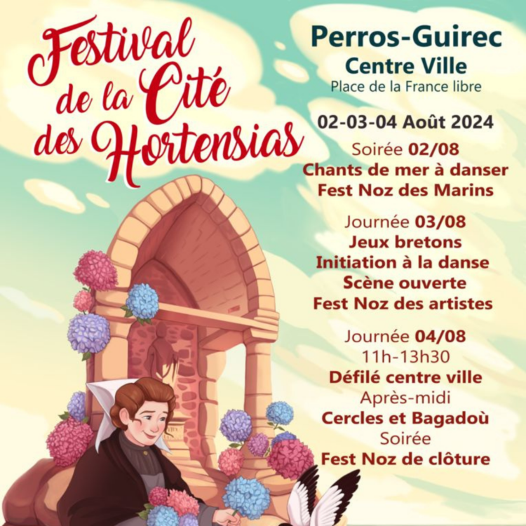 Festival Cité des Hortensias perros guirec